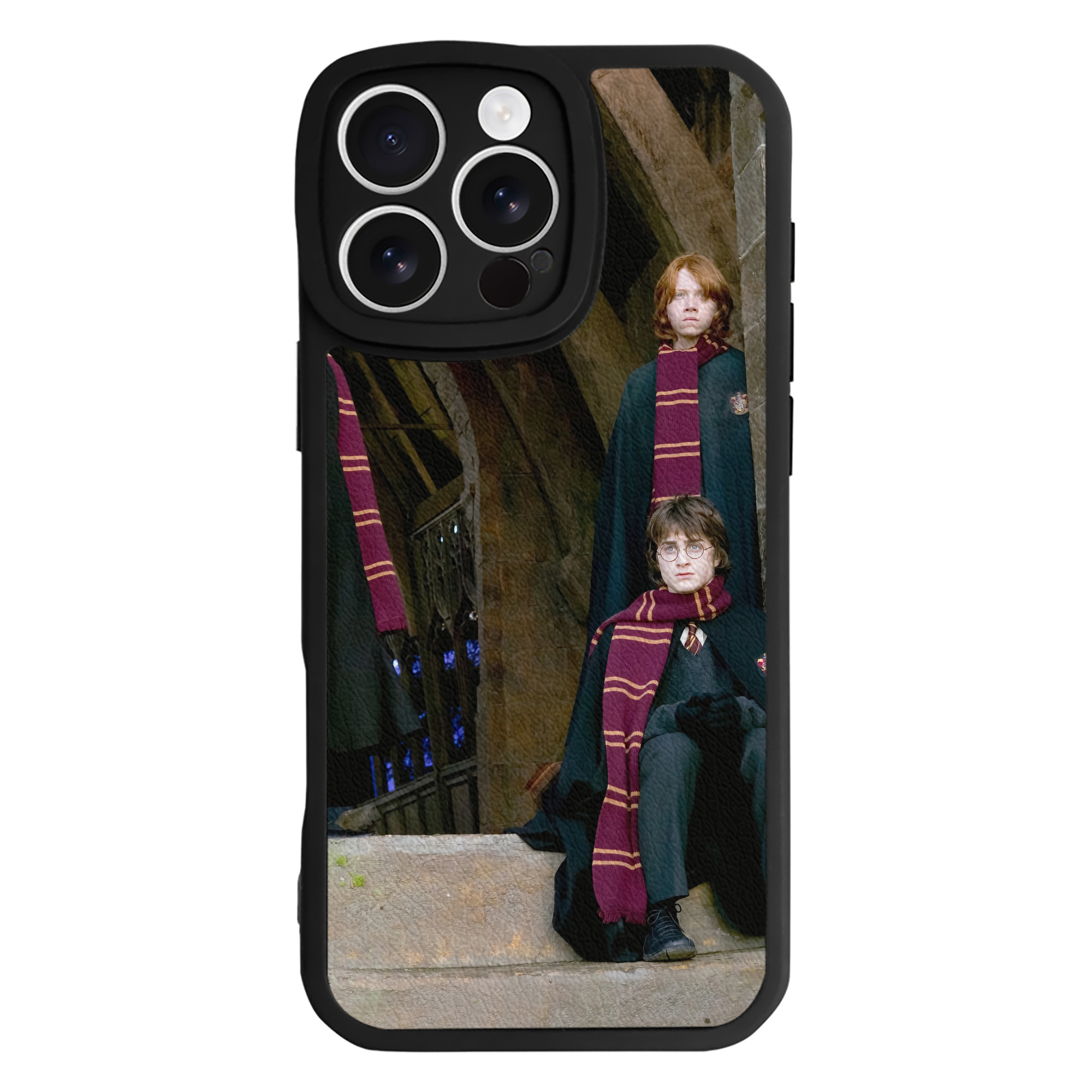 （画像用） Harry Potter ハリー・ポッターシリーズ 【iPhone 16シリーズ対応】シリコンスマホケース（レザー調） 材質：シリコン